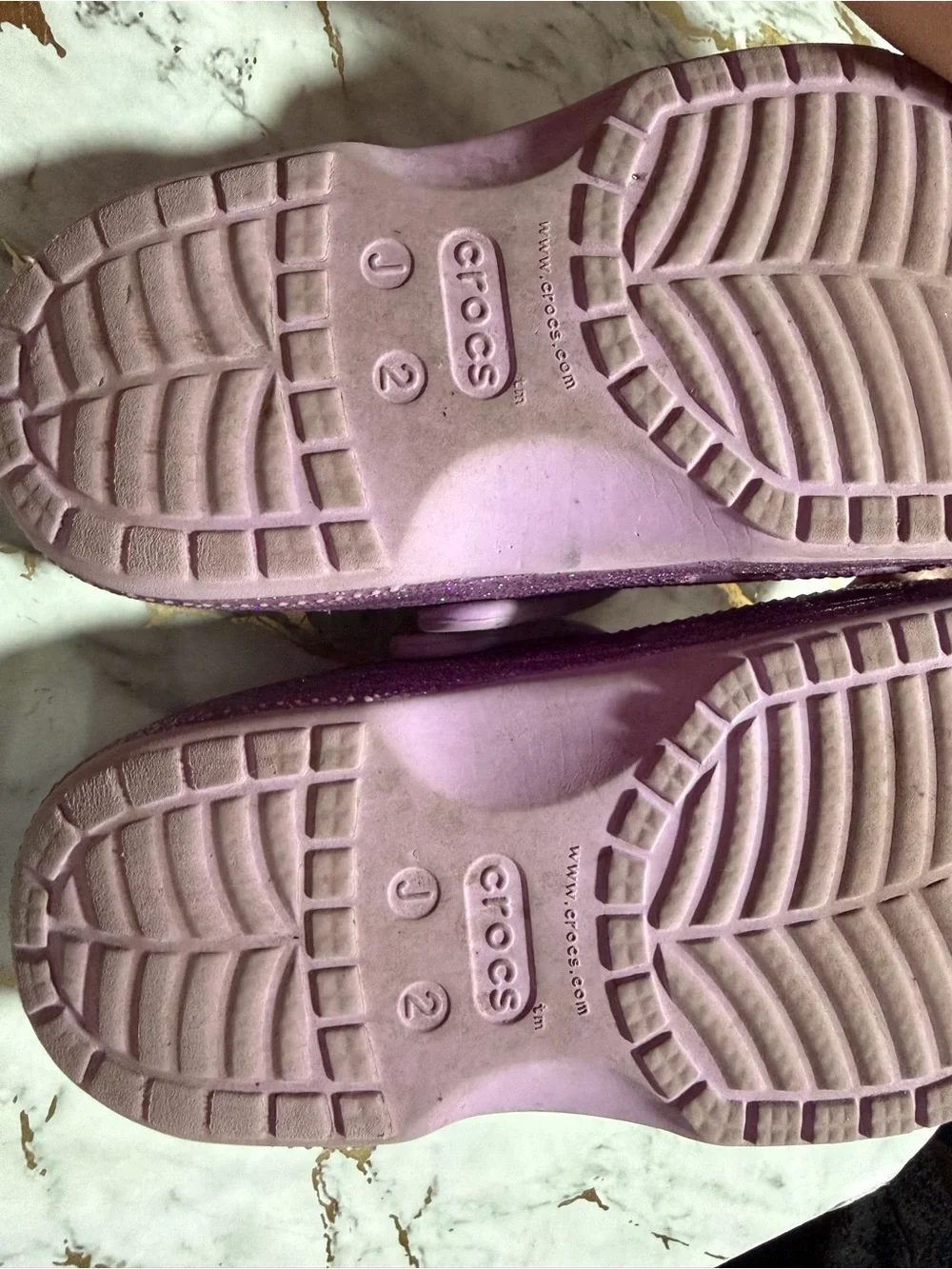 CROCS Women's Lavender Slip-On Clogs